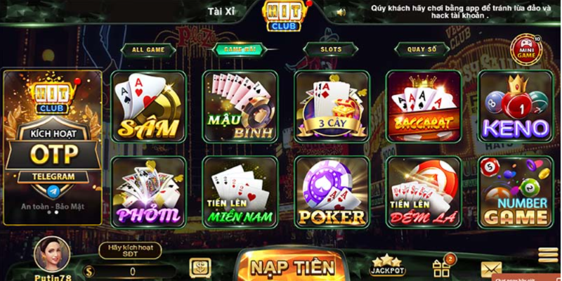 Game bài tiến lên đếm lá Hit Club