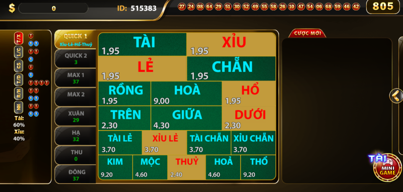 Keno - Game quay số hấp dẫn tại cổng game Hit Club