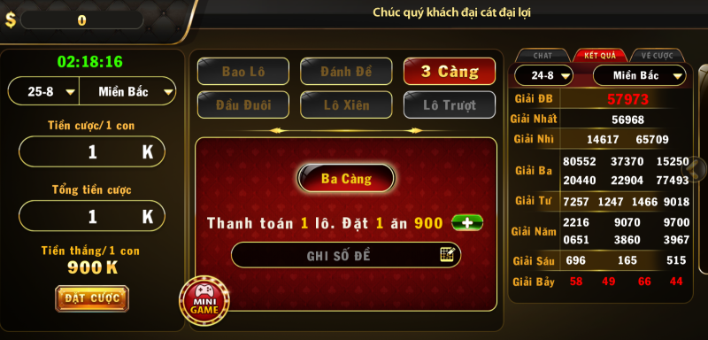 Lô đề 1 ăn 900 - Tựa game quay số Hit Club đỉnh cao