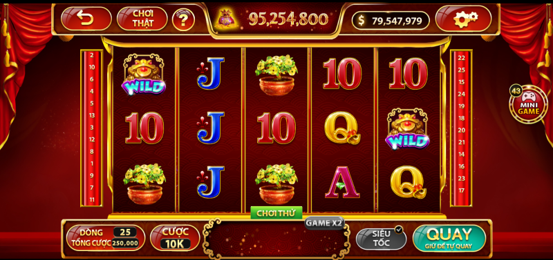 Thiết kế cực đẹp mặt trong slot game Hit Club